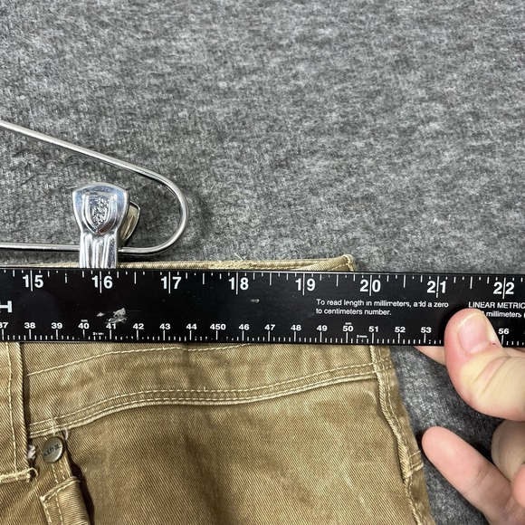 Kuhl Ryder Pants Mens 40x30 Brown Vintage Patina Dye Canvas Gorpcore Hiking Work - Picture 8 of 14